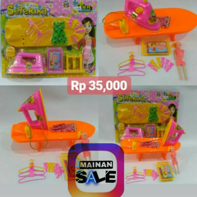 Mainan set setrika