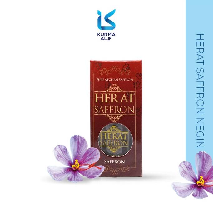 

Herat Saffron 1 Grams / Safron Herat Kemasan Negin Grade A Pure