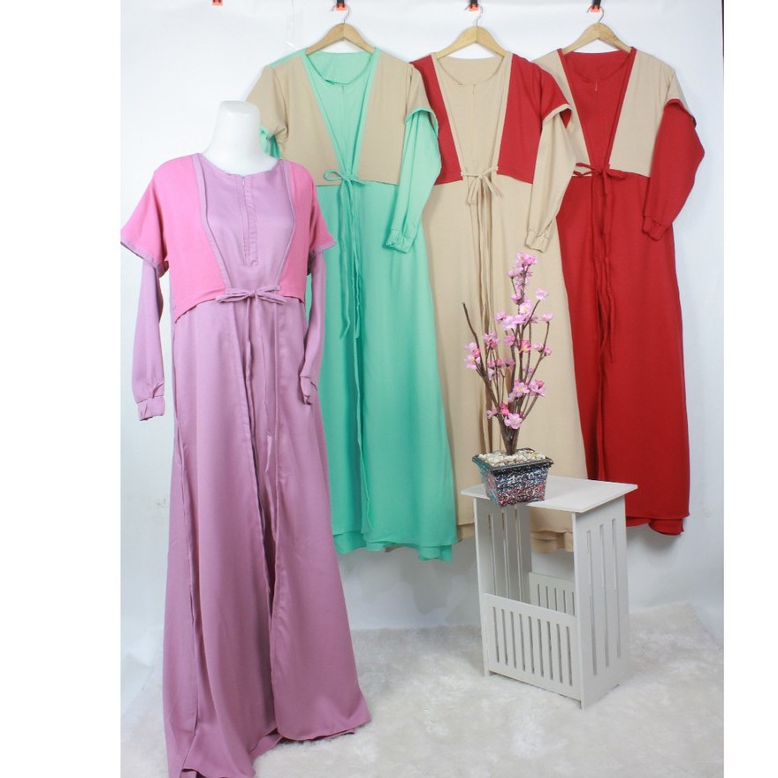 gamis itycrepe VADIANI rompi sabyan muslimah fashion clothes woman