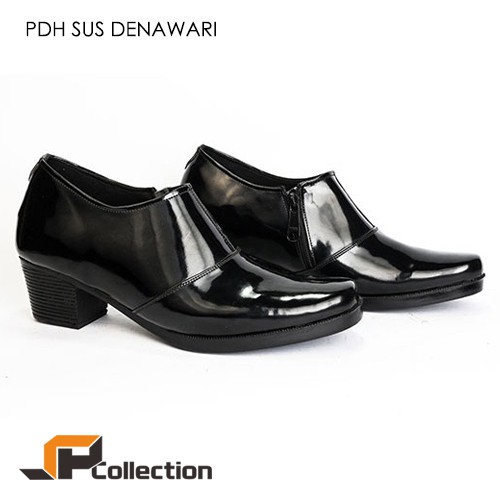 Sepatu Wanita PDH Sus Denawari Sintetis Bahan Berkualitas Cocok Untuk Kerja Polwan