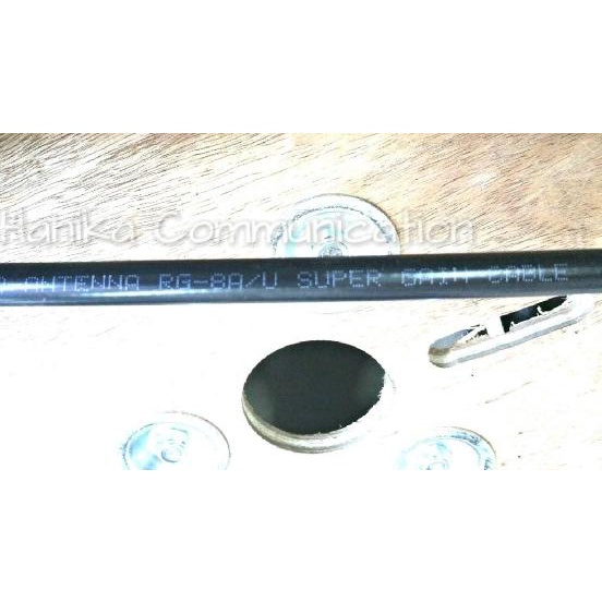 ➼ D Antenna RG-8 Kabel Koaksial Serabut Tembaga RG8 Coaxial Meteran ➷