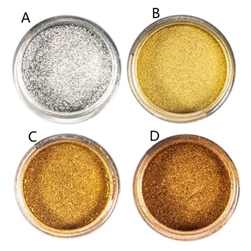 Pigmen Pewarna Bubuk Resin Warna Gold Silver