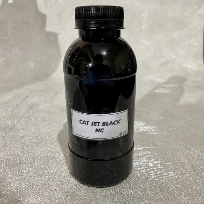 Cat Hitam Jet Black NC Eceran Repack 100ml 200ml