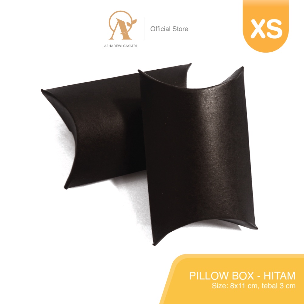 

Ashadewi Gayatri - Pillow Box XS Black / Extra Small (8x11 cm) Brown Kraft / Paper Box