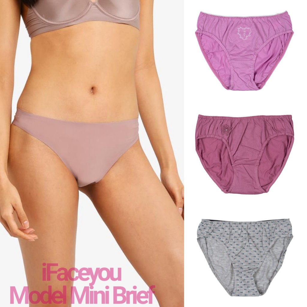 CD Wanita Underwear Celana Dalam Wanita Celana Dalam XS-XXL Banyak Corak Merk BYC Korea Sexy Soft