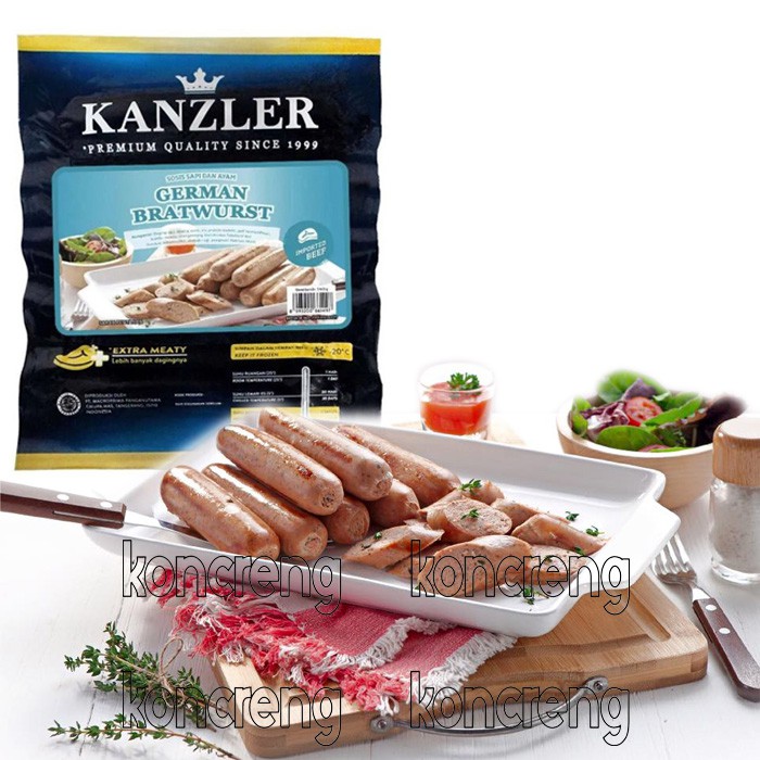 

Sosis Kanzler German Bratwurst 360gr Sausage 360 r | gr | gram