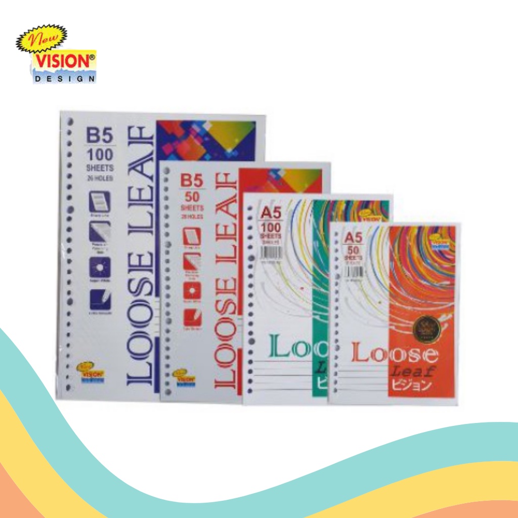 

LOOSE LEAF NEW VISION A5-50 (1 PACK)