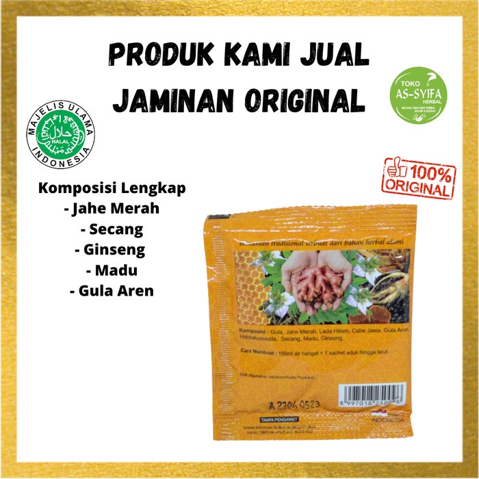 

JAHE MERAH 41 PLUS HERBAL JAHE MERAH 41 PLUS HERBAL GINSENG DAN MADU HARGA PER SACHET PRODUK NYATA