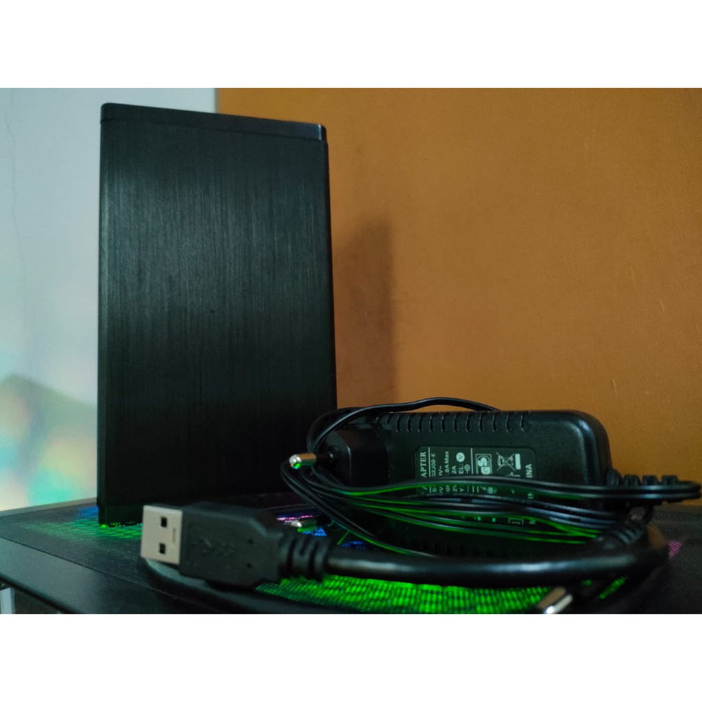 Seagate Barracuda HDD 1TB + Casing HDD External