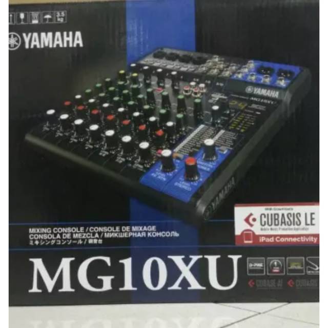 Mixer YAMAHA MG-10XU. ORIGINAL GARANSI RESMI. 10.CHANNEL.