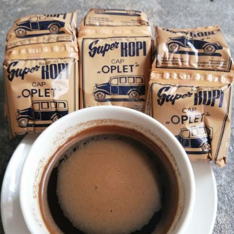 

Kopi Cap Oplet Tanpa Gula Kopi Khas Bogor 1 pak isi 30 pcs