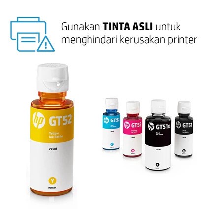 Tinta HP GT52 Ink Bottle Ink Smart Tank Original Garansi - Magenta