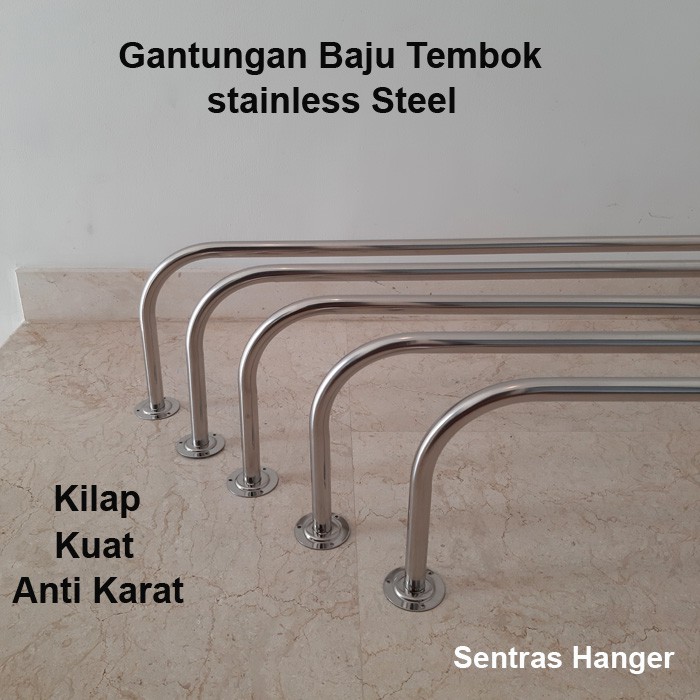 Gantungan Baju Stainless 60cm