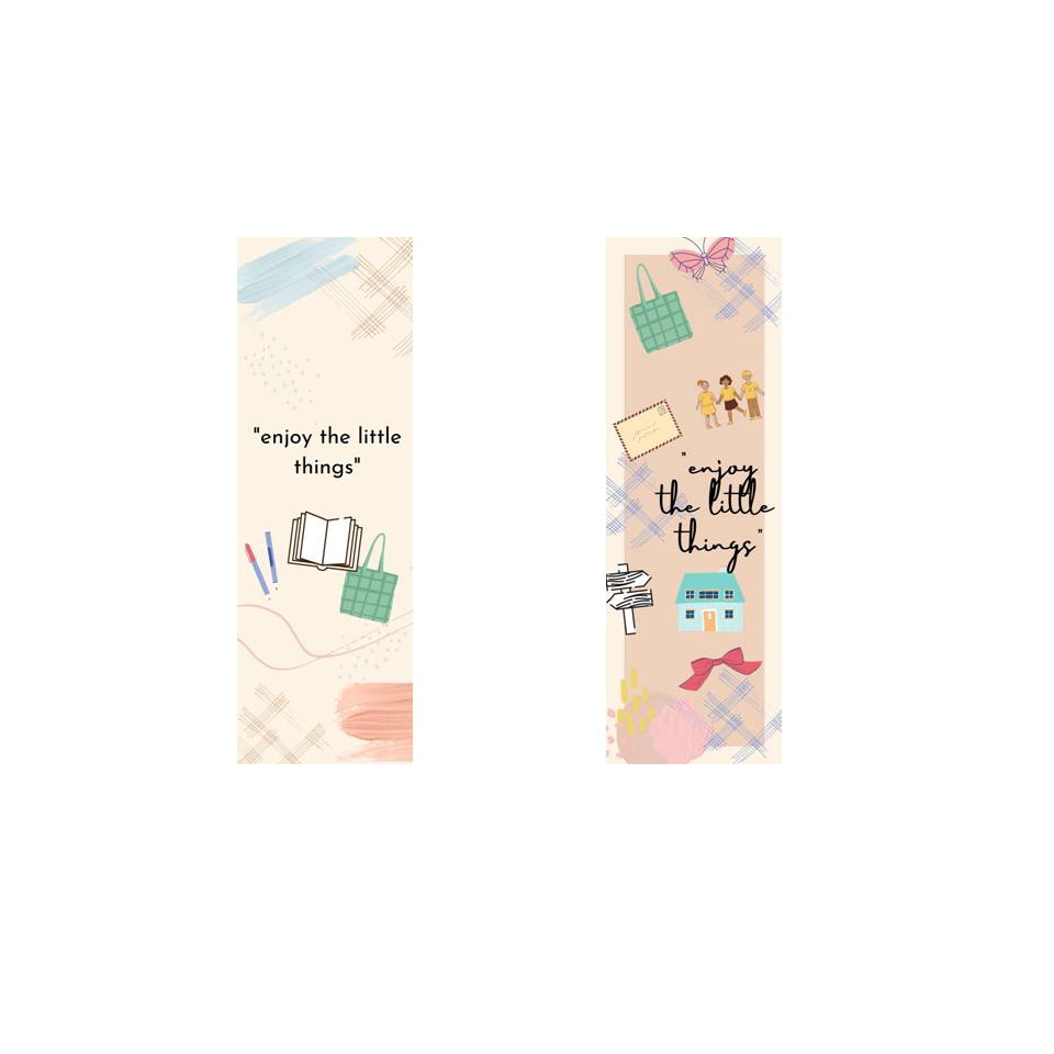 

Pembatas buku 'enjoy the little things'