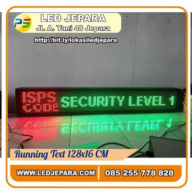 LED BERJALAN RUNNING TEXT FULL COLOR