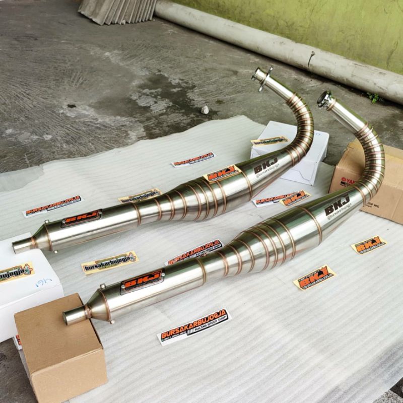 KNALPOT KOLONG PHYTON PITON BKJ STENLESS FULLSPEK RXKING RX KING RXK RXS