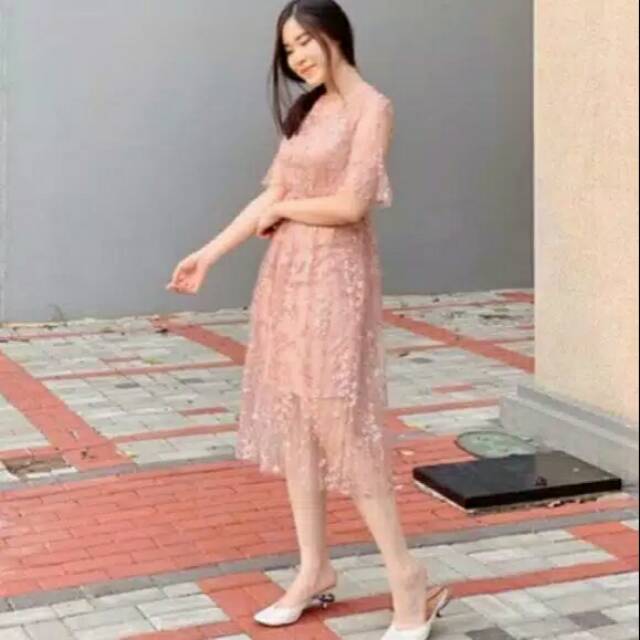 Fuyumi Lace Dress