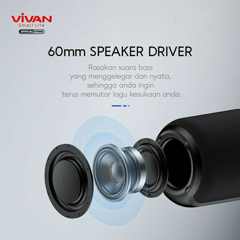 Vivan VS12 Bluetoth Speaker 360°