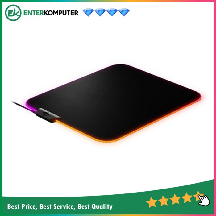 Mousepad SteelSeries QcK Prism Cloth - M (RGB) (W 320 x L 270 x H 4mm)