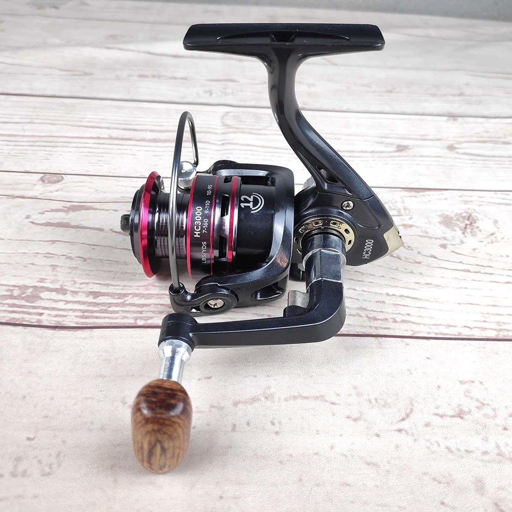 LINNHUE HC3000 Series Reel Pancing Spinning Fishing Reel 12 Bearings 5.2:1 Gear Ratio 8Kg