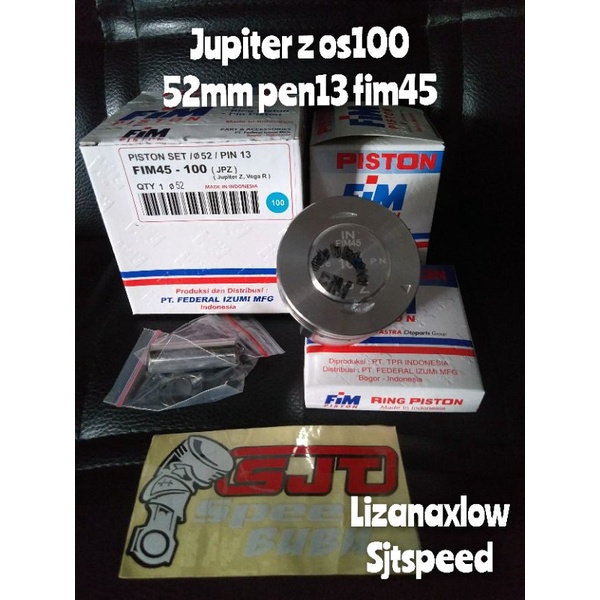 piston fim jupiter z os 100 diameter 52 pen13 fim45-2