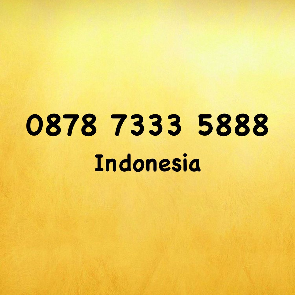 Nomor Cantik XL Bebas Triple A - 888 - 333 - 0878 7333 5888