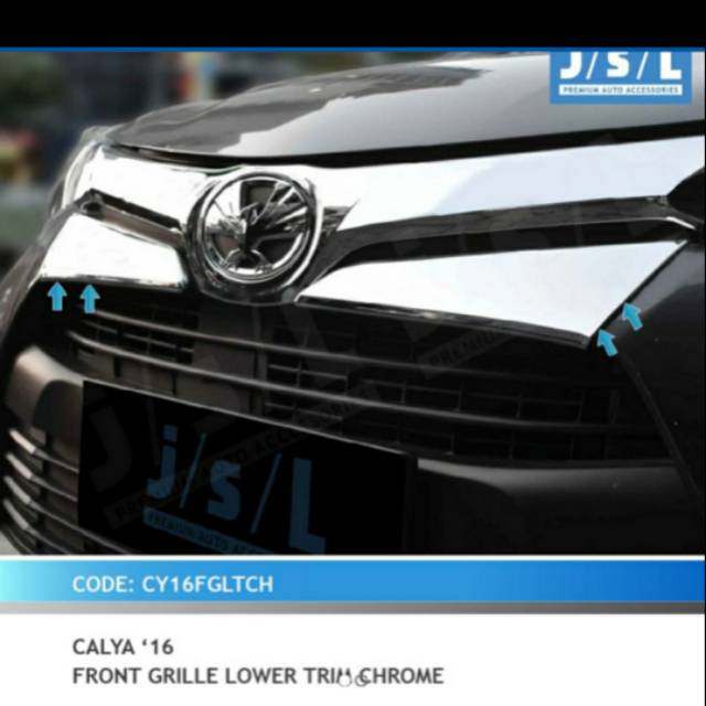 List grill bawah mobil calya jsl