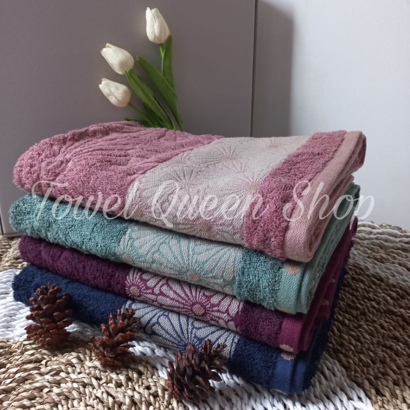 Handuk Mandi Single New Sunny (Free Bordir + Box) -Towel Queen Shop