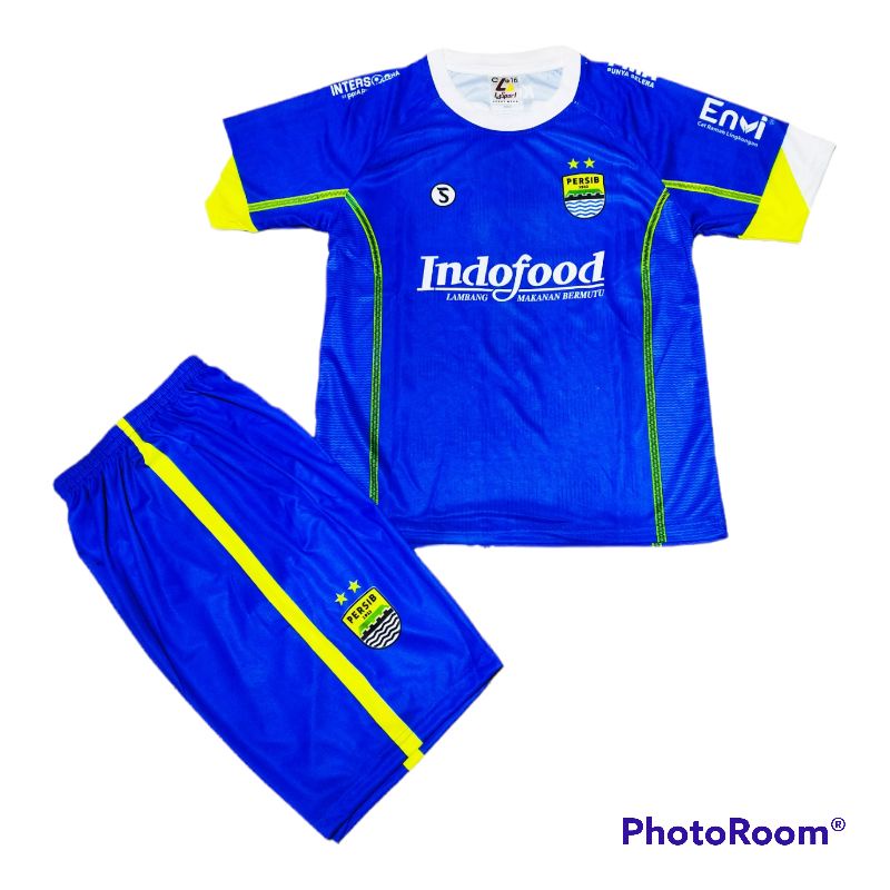 SETELAN JERSEY BOLA ANAK PERSIB BANDUNG UMUR 5-12THN/JERSEY BOLA PERSIB BANDUNG