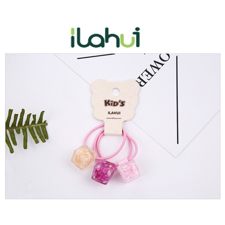 ILAHUI Hair band/3 Small Rubber Band*F028-A17 /Ikat Rambut/Trend Jewelry