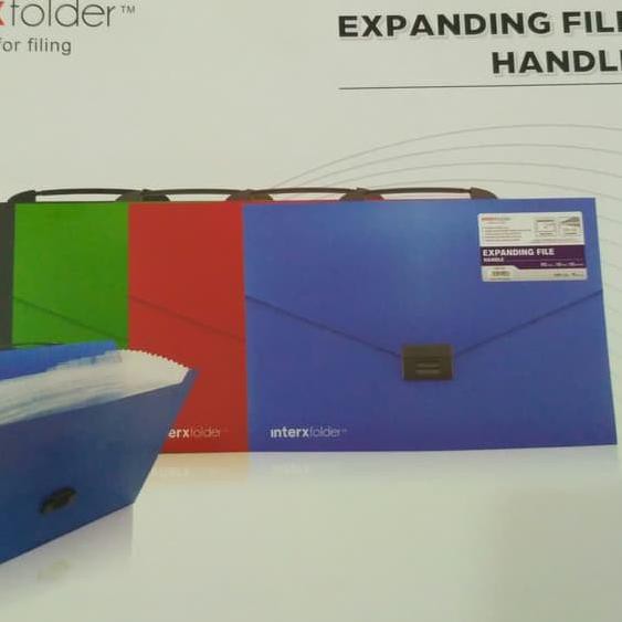 

Best Seller!! (roh-770) Expanding File With Handle Folio Inter X -Tas Tenteng [ 1 PCS ]