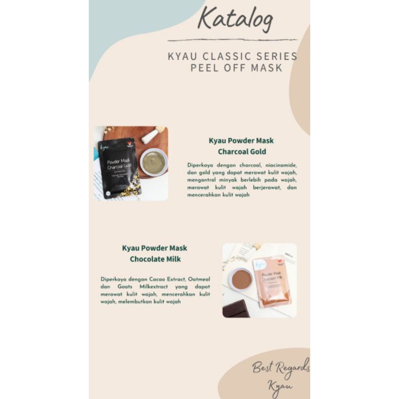 Kyau Peel Off Mask Classic Series BPOM