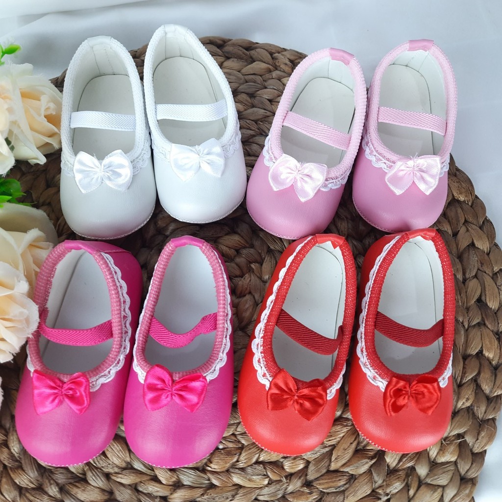 [TAMAN SEPATUKU] SEPATU TRENDY MURAH BALET BAYI PREWALKER ANAK PEREMPUAN PITA LUCU APX03