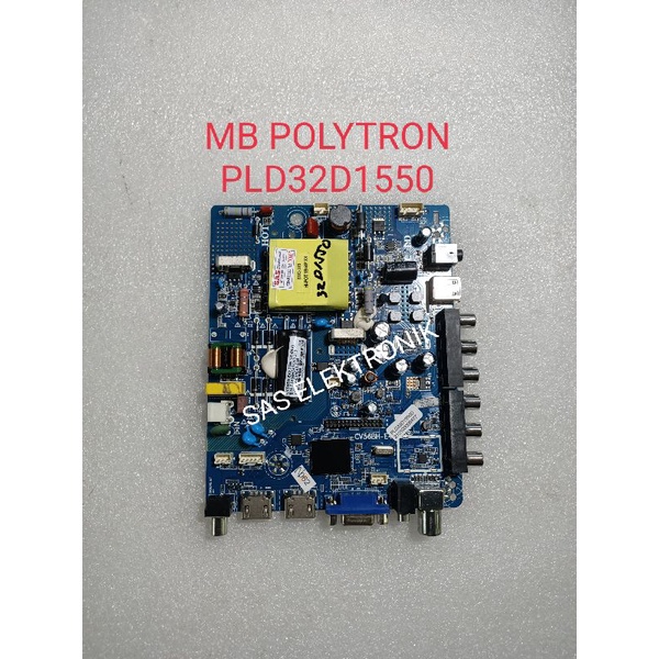 MB MOTHERBOARD MAINBOARD MESIN TV LED POLYTRON 32 INCH PLD-32D1550 PLD32D1550
