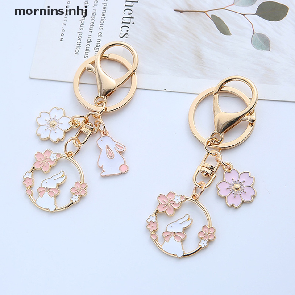 Mor Gantungan Kuncitas Ransel Bentuk Kartun Kucingkelinci Sakura Charms