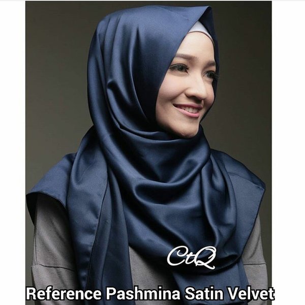 Pashmina Satin / Kerudung Sateen premium murah bagus