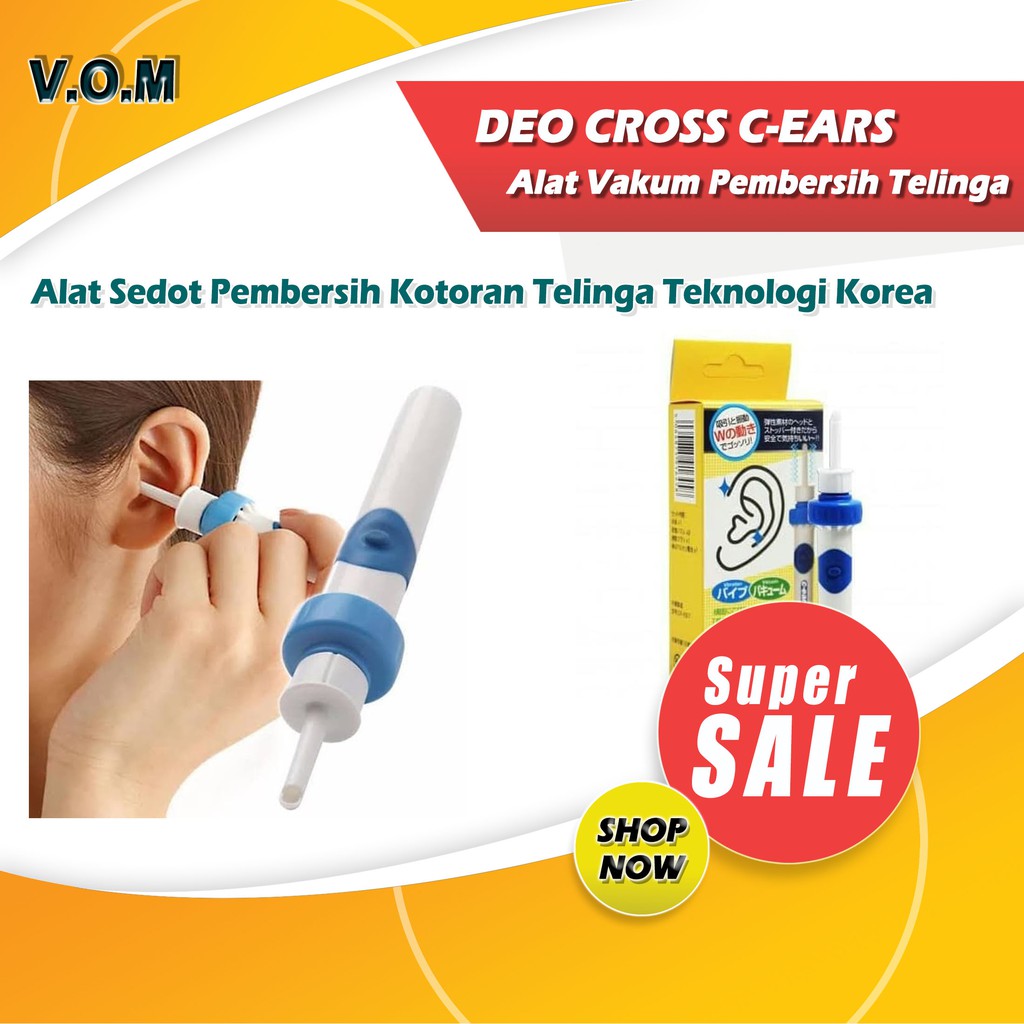 DEO CROSS C-EARS Alat Vakum Pembersih Telinga 0524