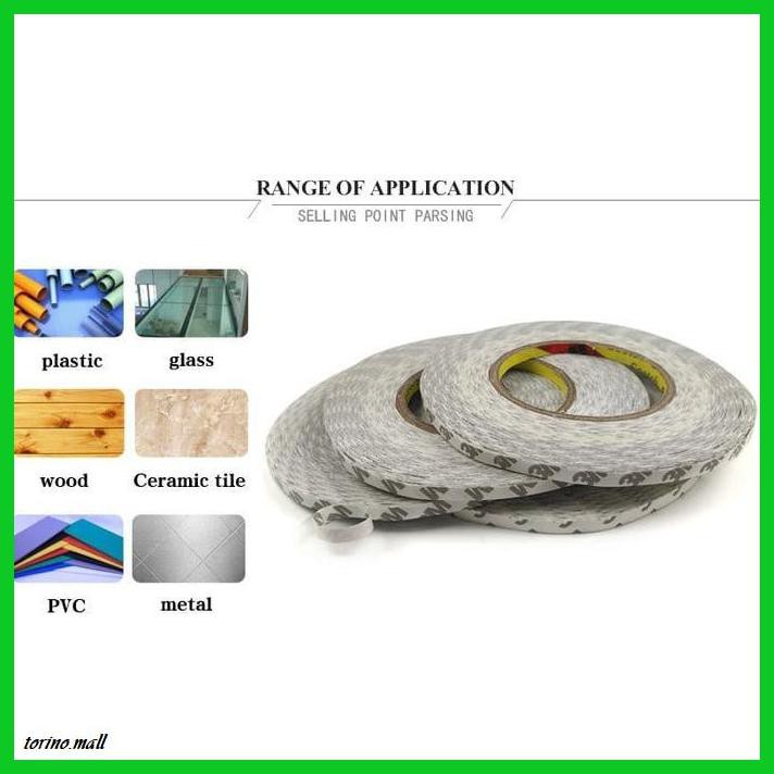 

TAKEREP- 3M DOUBLE TAPE KERTAS TISU TIPIS ANTI AIR KUAT REKAT 9080 6 MM ROLL -TNALAES-EPAT.
