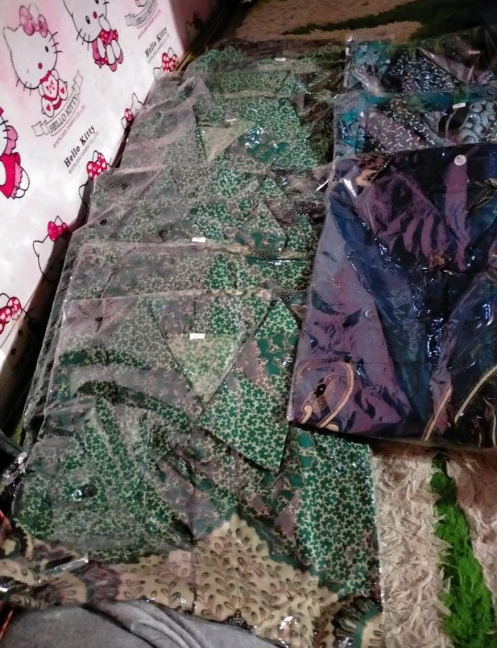 Baju Batik Pria Lengan Panjang Katun Kemeja Formal Seragam Kantor Hajatan