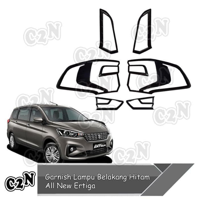 GARNISH LAMPU DEPAN HITAM MOBIL ALL NEW ERTIGA