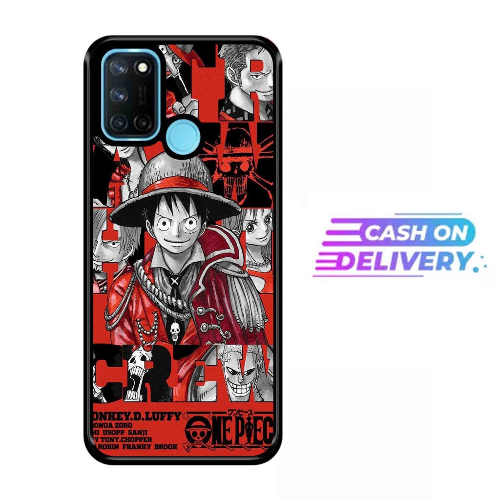 GSC CASE CASING DESAIN ONE PIECE 17 UNTUK REALME XT REALME 7 REALME 7 PRO C1 C2 C3 Case Pelindung Be