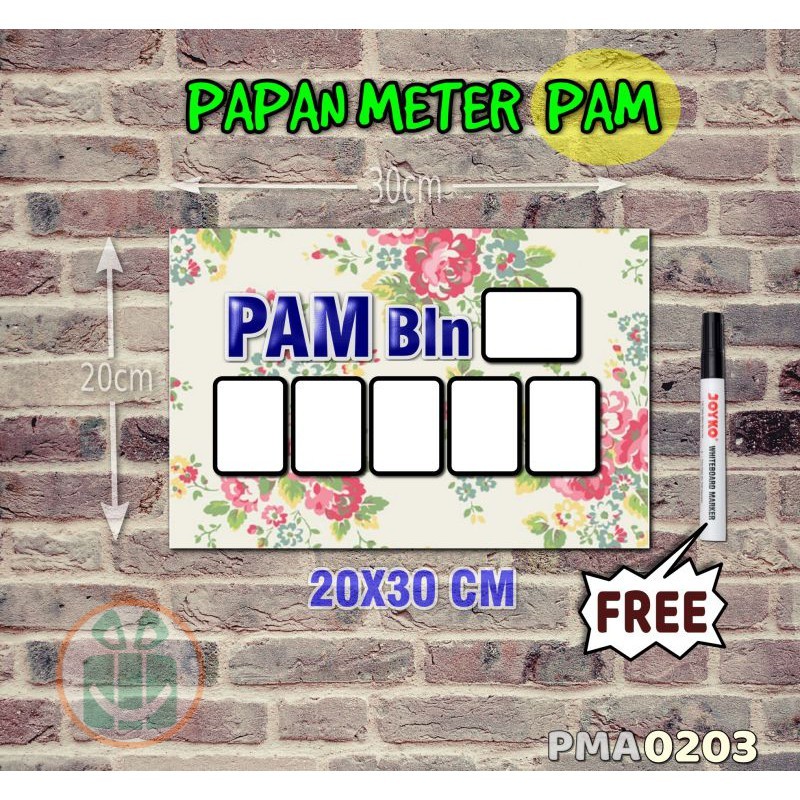 

SBC Papan Meter Listrik PLN PAM motif Unik - Shabby 03