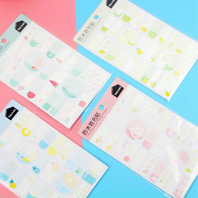 

Fruit Variety Waterproof Name Stickers