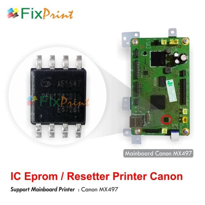 IC Eprom MX497 Canon- IC Eeprom Reset Canon MX497- IC Counter MX-497 FSB3319