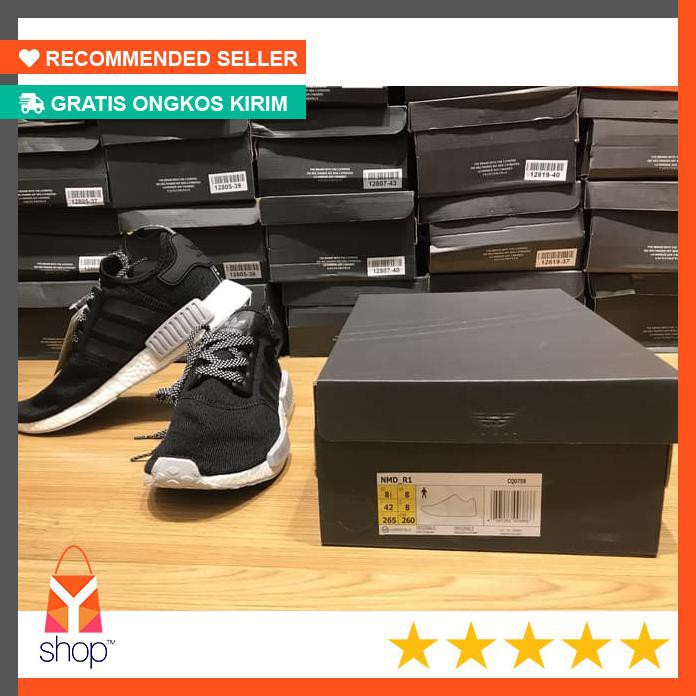 DISKON BESAR  Adidas NMD R1 Consortium Champ Exclusive Black Grey BNIB ORIGINAL UA