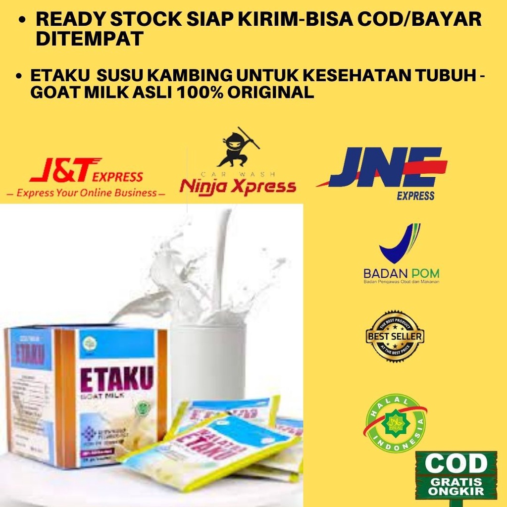 

ETAKU SUSU KAMBING UNTUK KESEHATAN TUBUH - GOAT MILK ASLI 100% ORIGINAL