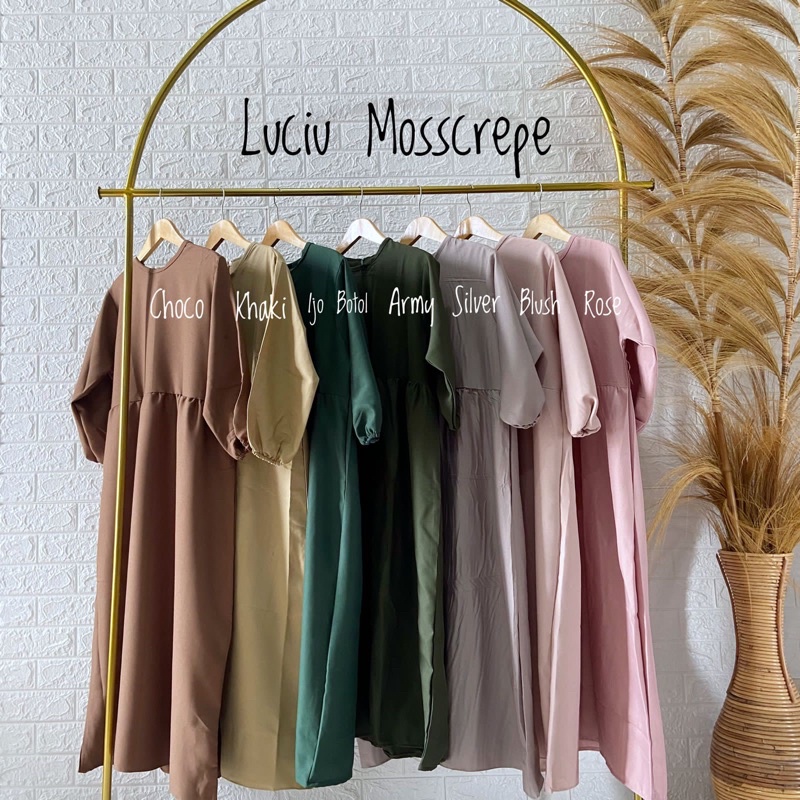 HARGA AMBYAR MIDI DRESS LUCIU JUMBO