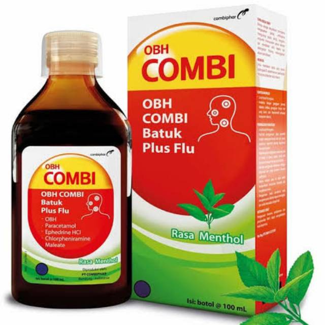 OBH COMBI FLU BATUK SIRUP RASA MENTHOL 100 ml