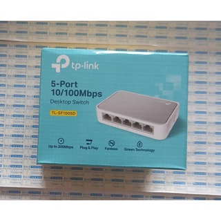 TPLINK TL-SF1005D 5 port Fast Ethernet Switch Hub TP-Link 10/100Mbps Desktop Plastik Case