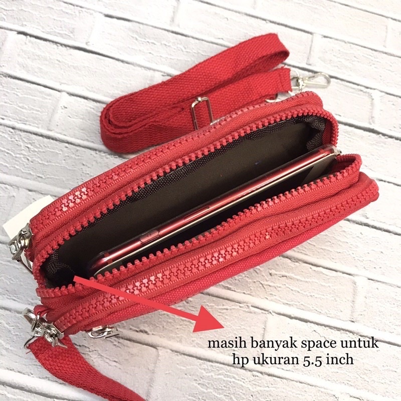 DOMPET HP/TAS HP CANVAS/TAS HPO CANVAS 4 RUANG